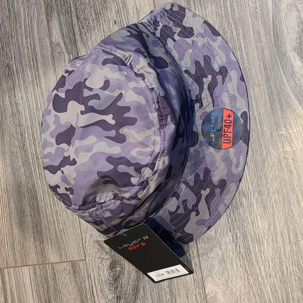 Layer 8 Boys UPF40+ sz Youth 100% polyester Hat NWT
